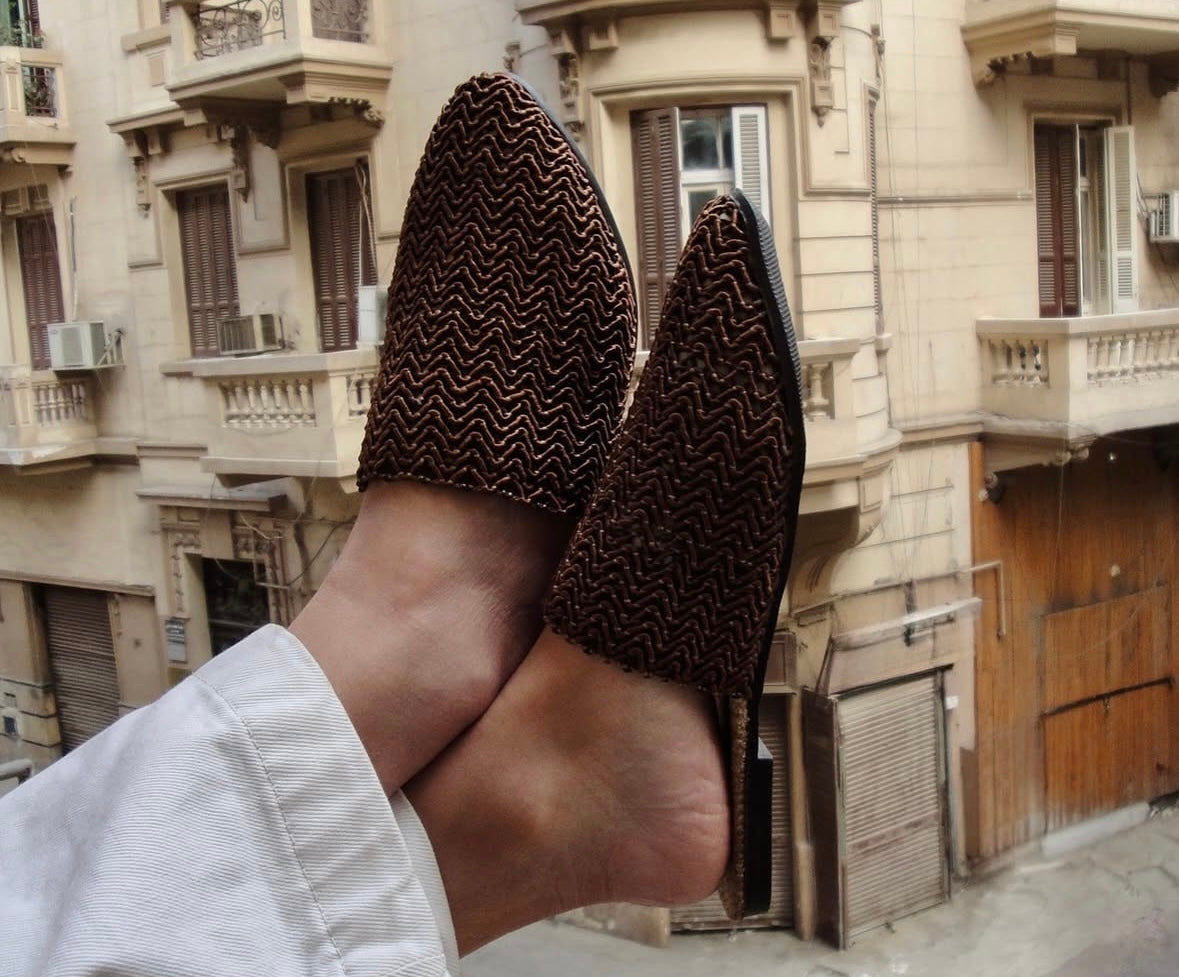 Raffia Mules